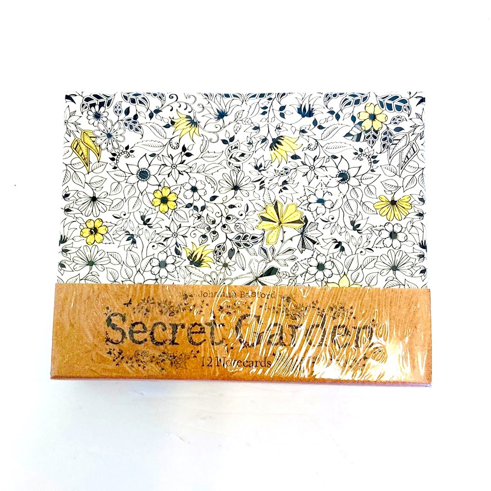 Secret Garden Johanna Basford 12 Secret Garden Notecards - Picture 2 of 9